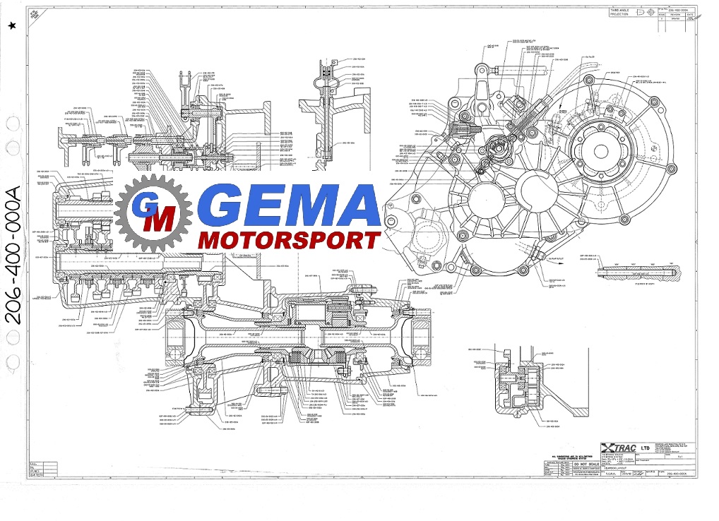 Xtrac Getriebe / Teile